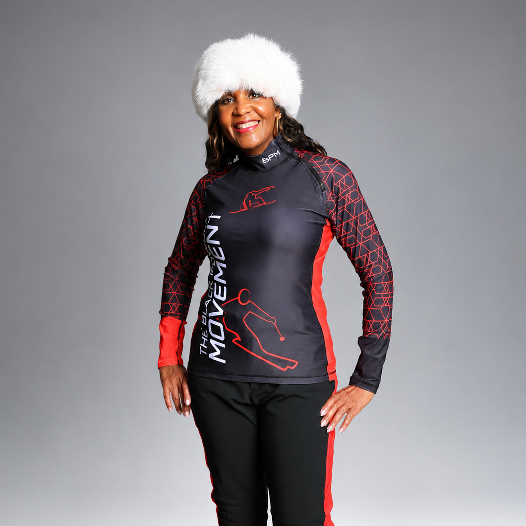 Black Powder Red Diamond Long-Sleeve Shirt