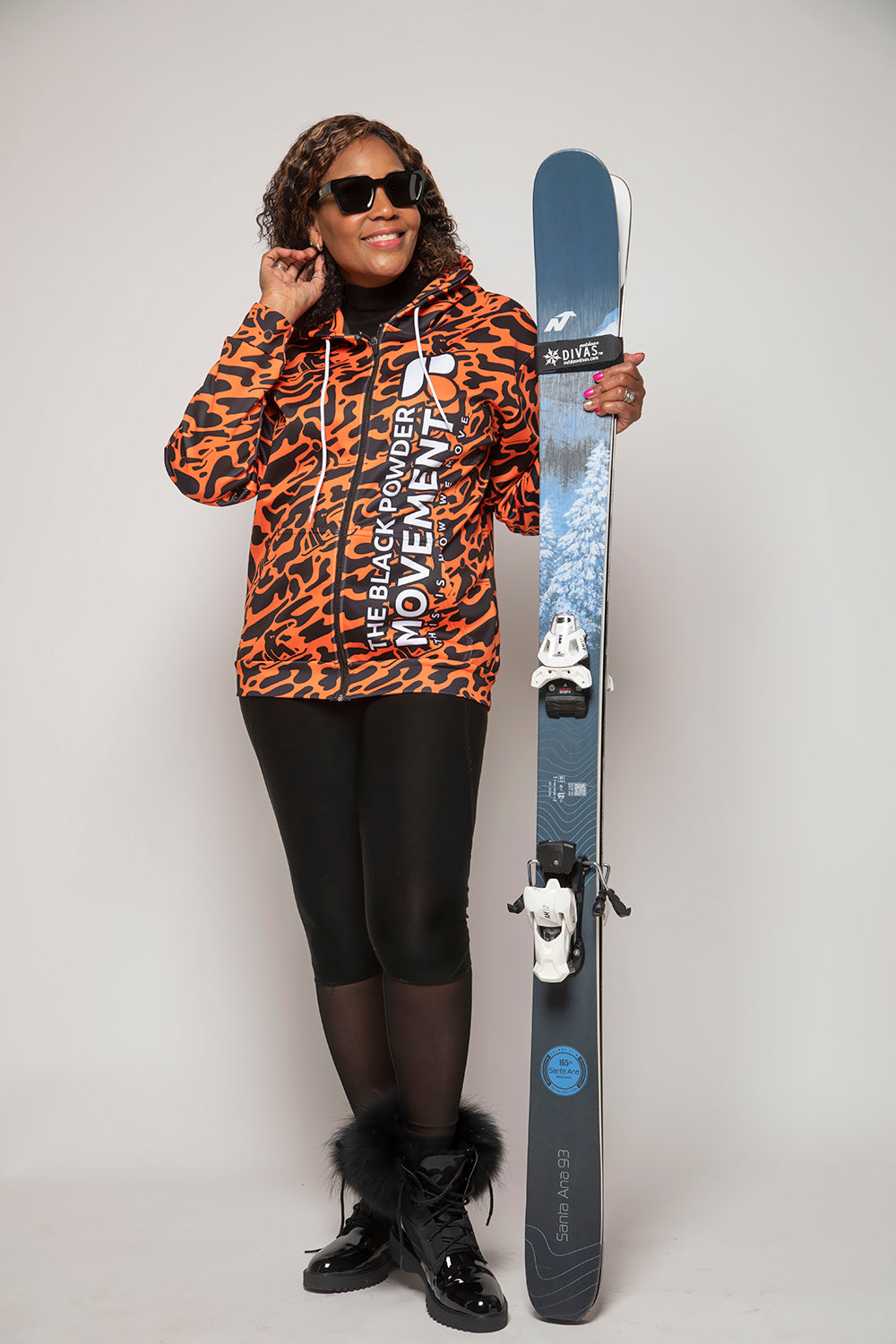 BeastMode Orange & Black Camo Jacket with Hood