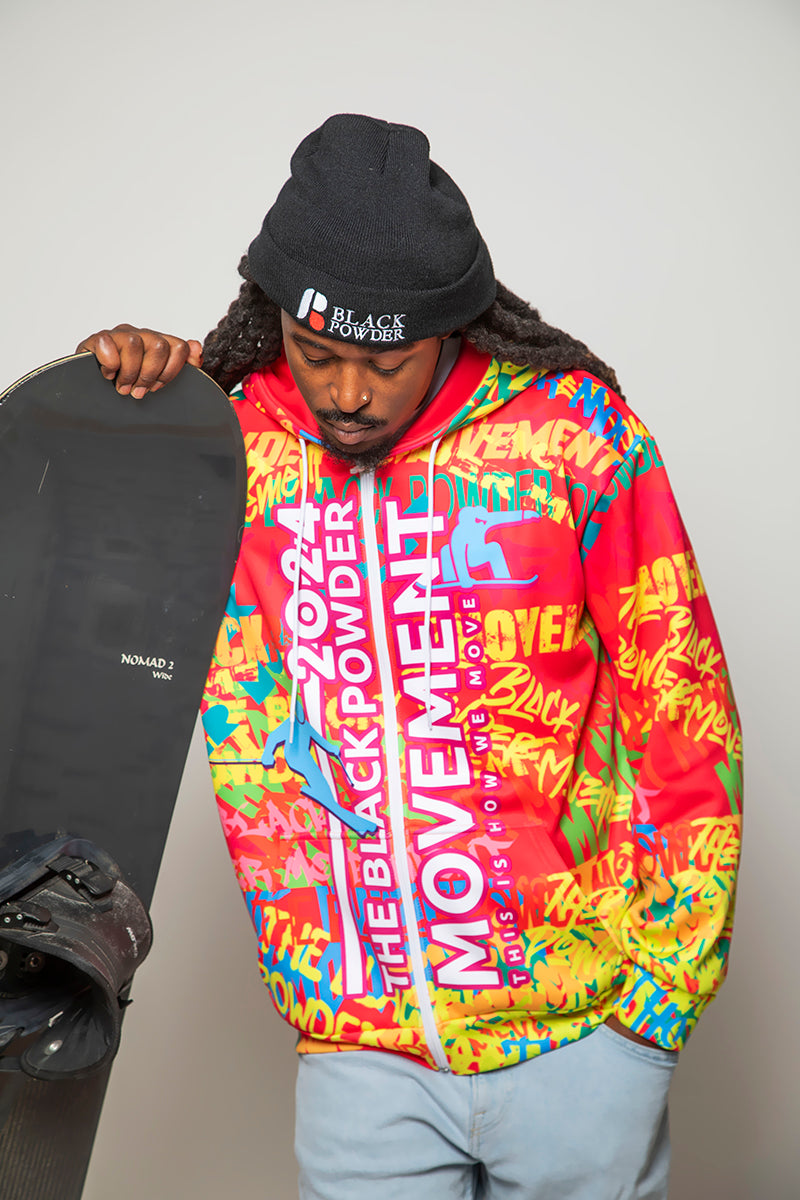 Street Art Jacket with Hood