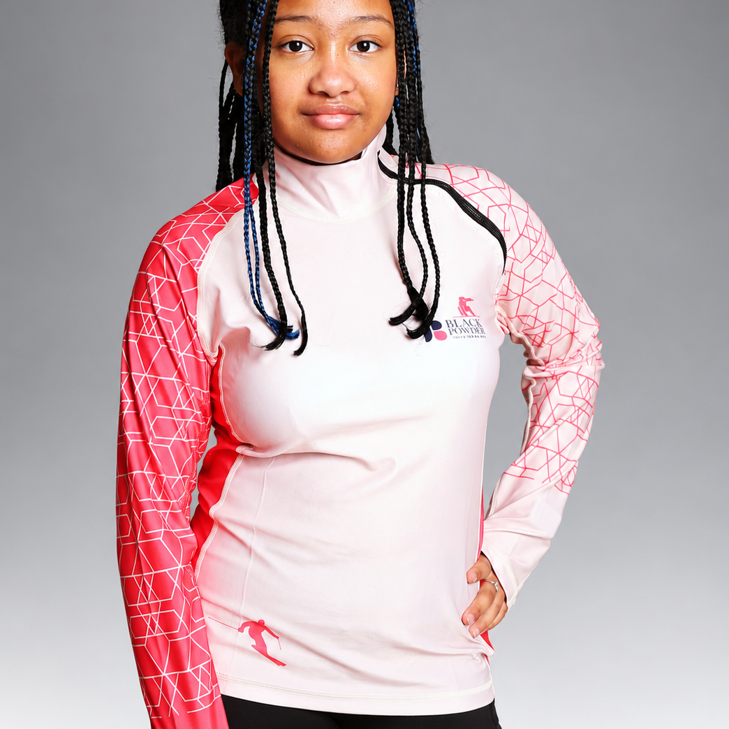 Black Powder Pink Diamond Long-Sleeve Shirt