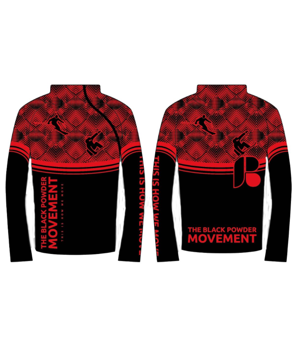 Red & Black Geo (Women)